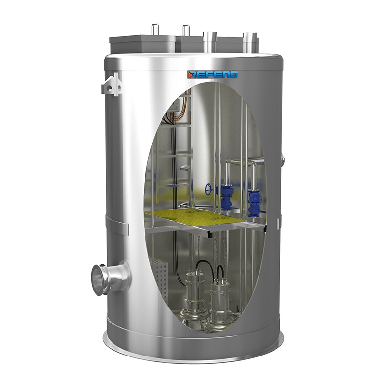 স্টেইনলেস স্টিল ইন্টিগ্রেটেড প্রিফ্যাব্রিকেটেড পাম্পিং স্টেশন